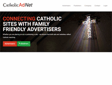 Tablet Screenshot of catholicadnet.com